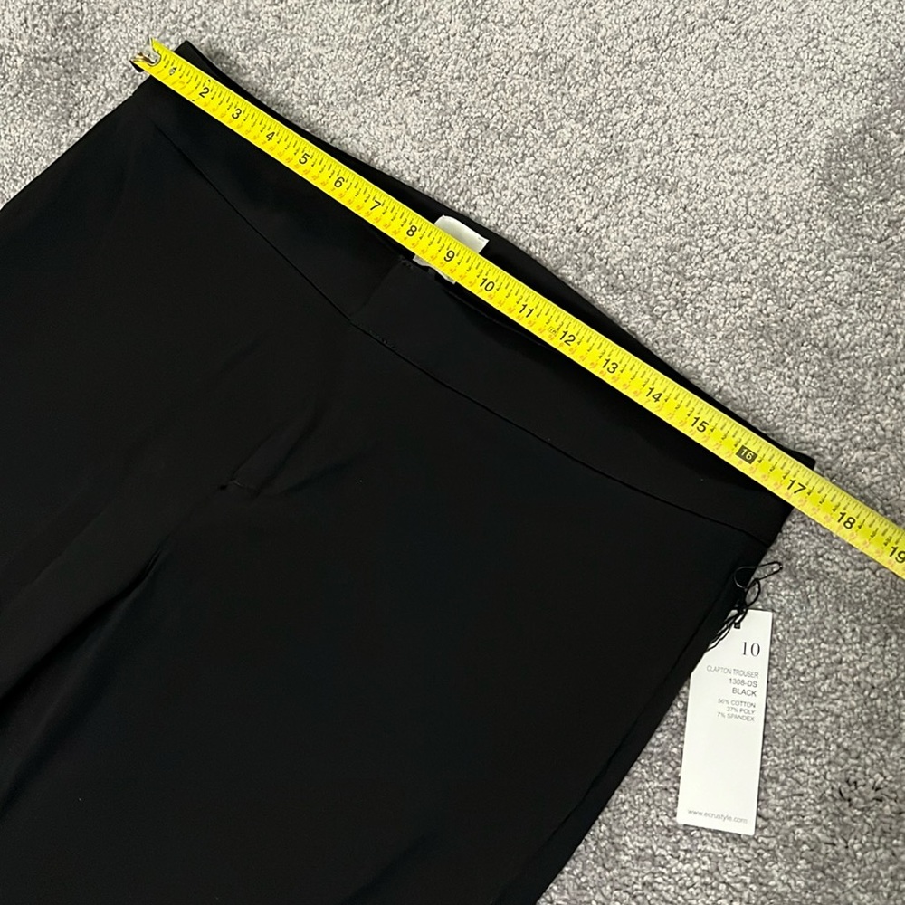 NWT - ECRU - Clapton Trouser Black - SIZE 10 - Picture 3 of 13